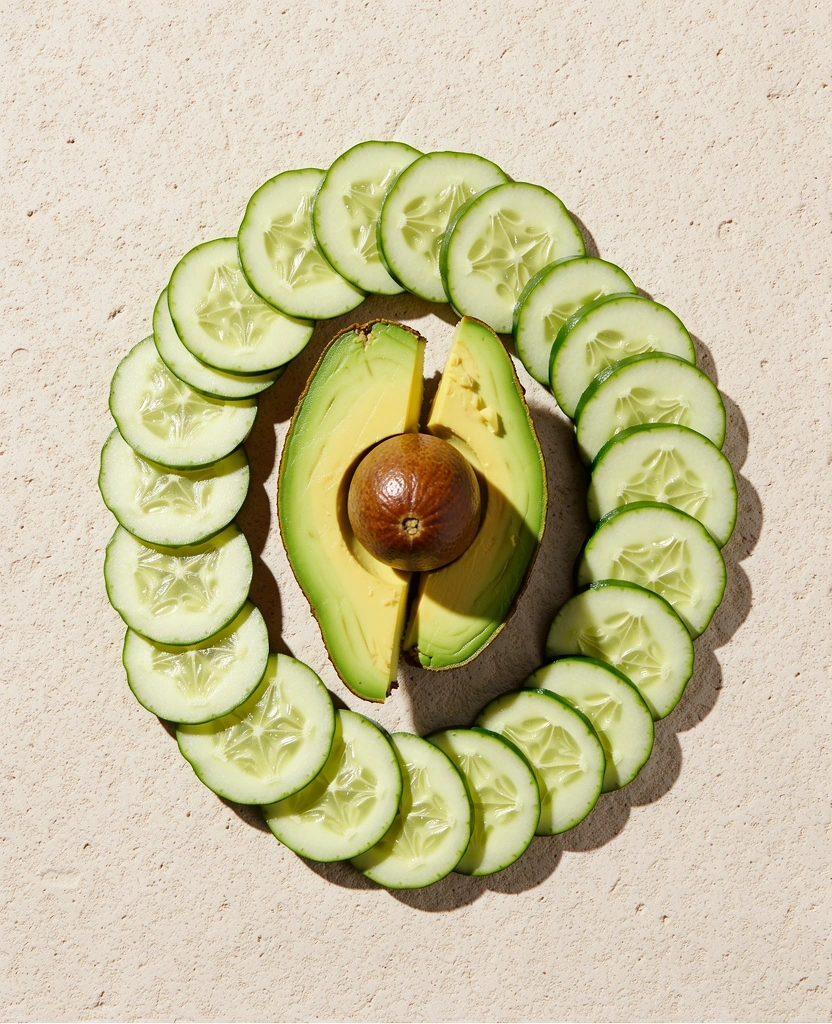 Ingredientes frescos y nutrición saludable